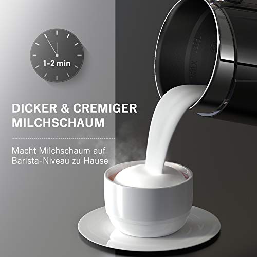 Coffner Milchaufschäumer 300ml, 500W Elektrisch Milchaufschäumer, Edelstahl Automatischer Milchschäumer Erhitzen und… – Bild 3