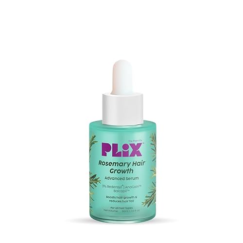 PLIX - THE PLANT FIX Suero para el crecimiento del cabello con 3% Redensyl, 4% AnaGain, 3% Baicapil, 1.0 fl oz Estimula el crecimiento del cabello,
