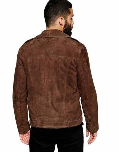 Image of SKADO Genuine Leather Jacket Men Real Leather Jacket Biker Soft Lambskin SlimFit