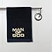 Swanson Christian Products Hand Towel Man of God Towel w/Gold Embroidery Pastor Appreciation Gift Fathers Day Present Face Towel Sweat Towels for Gym Absorbent Cotton BLACK