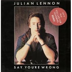 SAY YOU’RE WRONG 12″ SINGLE UK CHARISMA 1985 3 TRACK B/W TOO LATE FOR GOODBYES REMIX AND BEBOP (JL312) PIC SLEEVE - Les Beatles, Paul McCartney, John Lennon, RIngo Starr, George Harrison