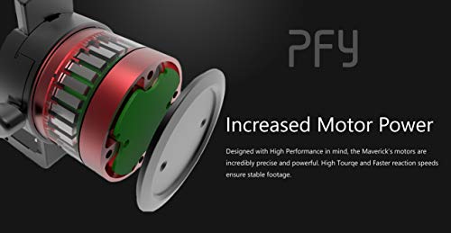 PFY Maverick Camera DSLR Gimbal Stabiliser 3 Axis Handheld 4.2 kg Payload 12 Hours Running Time Follow Focus Function for Camera Camcorder Canon, Nikon, Sony, Panasonic Camera and Blackmagic 4k - Image 9