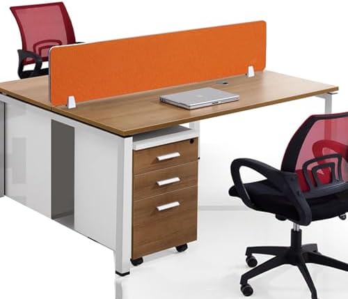 Acoustic Desk Divider Panel - 30cm Height Soundproof Cubicle Partition for Office & Classroom, Easy Clamp-On Design for Enhanced Privacy & Noise Reduction