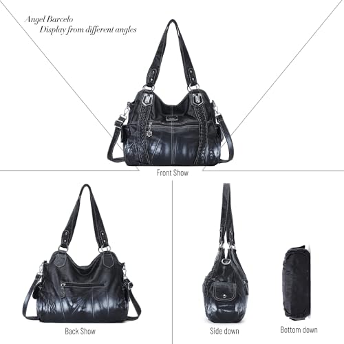 Image of Angel Barcelo Purses for Women Soft PU Leather Shoulder Bag Crossbody Purse and Handbags
