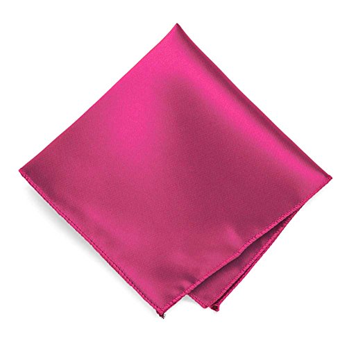 Image of tiemart Solid Color Pocket Squares for Men | For Suits, Perfect for Wedding Parties, 12 x 12 inch / 30 x 30 cm