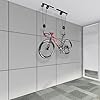 Retoo Support vélo Plafond, Ascenseur Vélo, Élévateur Universel, Montage au Plafond, Fixation Murale, Suspendre, Porte- Bicyclette, Rangement Garage, Capacité de Chargement 30 kg, Noir #3