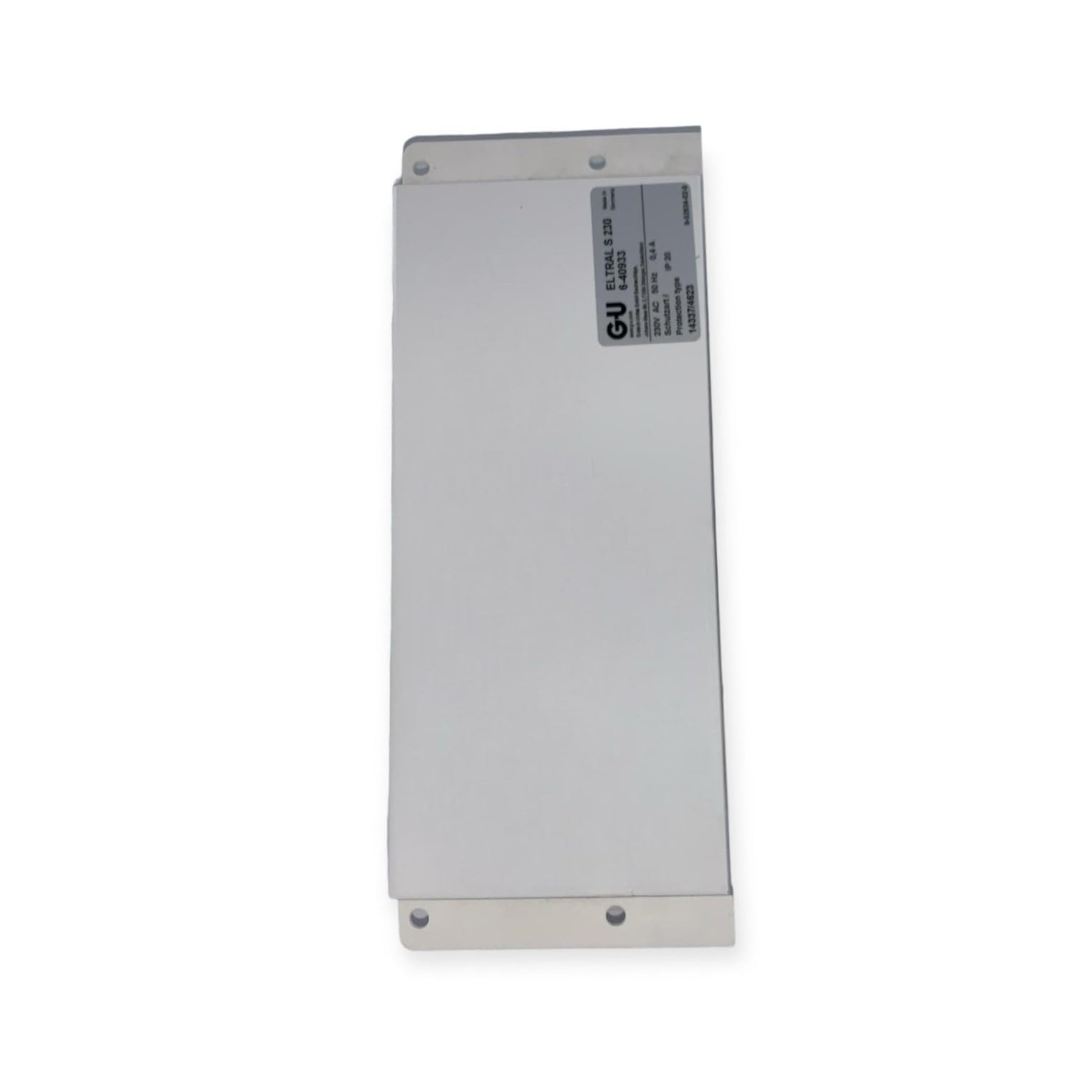 GU Elektroantrieb Eltral S 230 6-40438-00-0-7 weiß inkl. Anschlussset