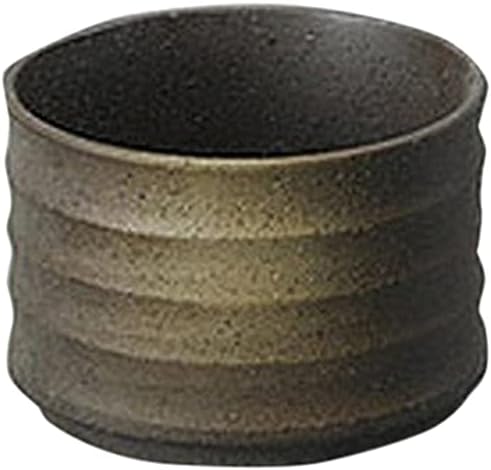 せともの本舗 Set of 10 Cold Sake Udei Cup Sake Cooler (4.6 x 3.1 inches (11.8 x 7.8 cm), Soil, Restaurant, Inn, Japanese Tableware, Restaurant, Commercial Use, Tableware, Tableware, Tableware