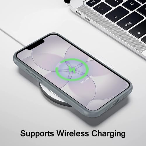 Image of TheGiftKart for iPhone 16e / iPhone 17e Case, Matte Frosted Hard Back Cover Compatible with MagSafe, Hybrid Shockproof Case with Camera & Screen Protection (PC & TPU, Translucent Grey)