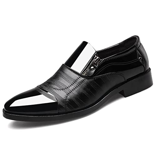 Zapatos de vestir para hombre cómodos de cuero transpirable contra el cansancio
