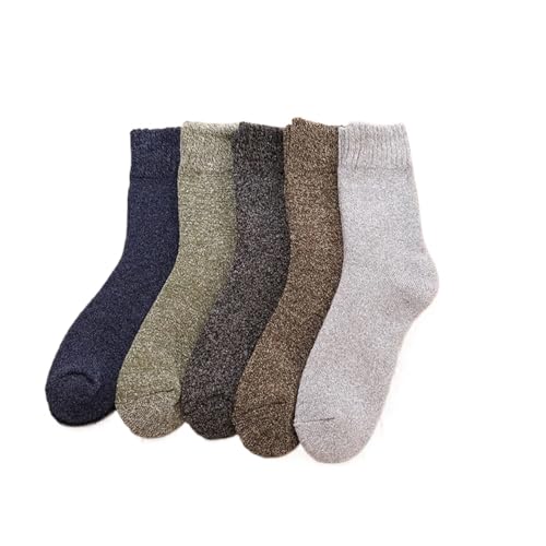 Chaussettes chaudes d'hiver pour pieds froids lot de 5 paires anti-gel en éponge