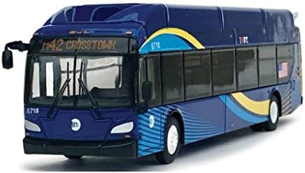 NYC MTA New Flyer Excelsior Model Bus HO Scale Diecast MTA New York City Transit Coach M42 Crosstown