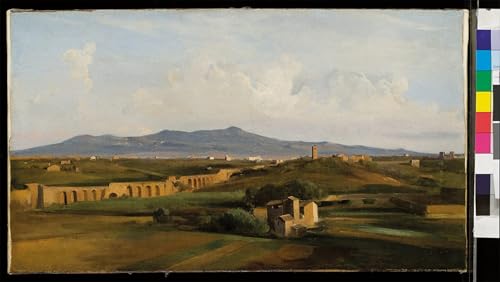 Impression Tableaux Graffiti Art Mural Corot aqueduc romain affiche d'art 60x90