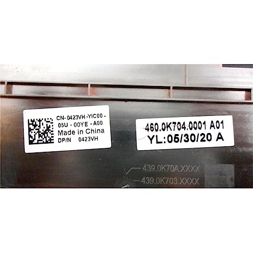 Carcasa base de portátil DELL G3 3500 repuesto negro 423VH 3