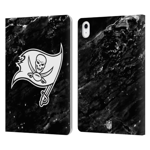 Carcasa de cuero premium de los Tampa Bay Buccaneers estilo mármol para iPad Air