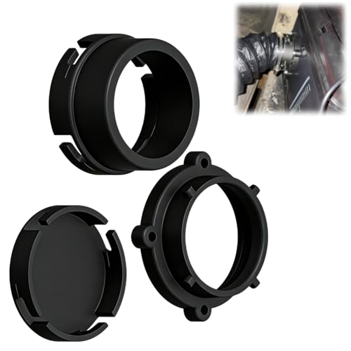 Diesel Heater Duct Adapter Compatible with Hcalory SS2 and TB2 - Quick Connect 3 Inch Hose Fitting with Dust Cover