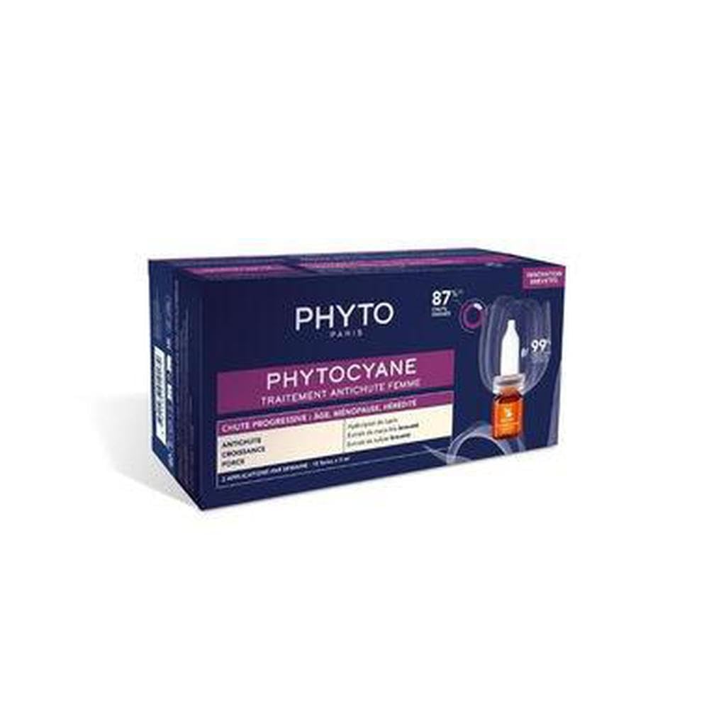 Phyto prodotto beauty Cyane Progressive 12X5Ml+Ch, 5 ml