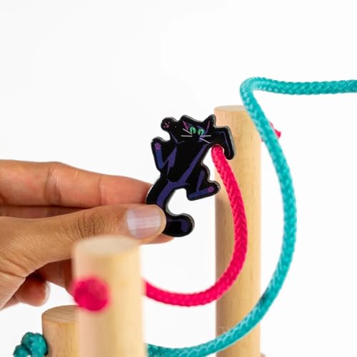 Image of Nekojima | Avoid Mischievous Cats While Carefully Building a Japanese Power Grid | Stacking and Weaving Dexterity Game | Fun Family Game for Kids and Adults Ages 8 and Up | 1 to 5+ Players | 15 Min