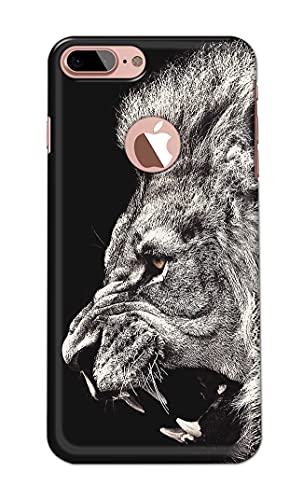 Image of Roaring Lion Hard Back Case Cover for iPhone 7 Plus Logo (5.5 inch) / iPhone 8 Plus Logo (5.5 inch), A1784, A1661 Back Cover -(J5) VNS2225