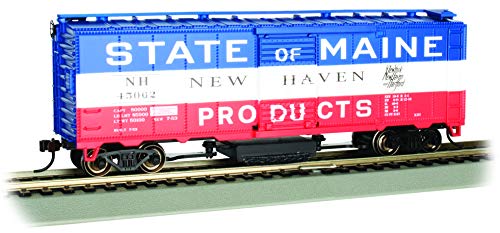 Bachmann Trains - Track Cleaning 40' Box CAR - New Haven #45062 (State of Maine) - HO Scale