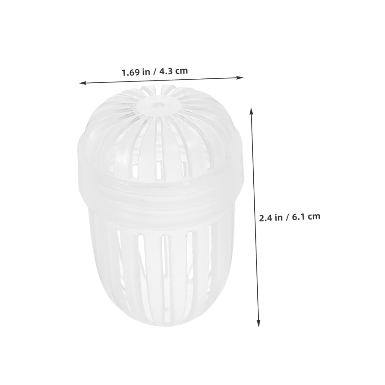 PRETYZOOM 20pcs Tea Infuser Balls Clear Plastic Tea Steeper Mesh Strainers Mugs and Cups Precision Filtration