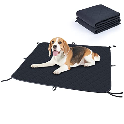 Almohadillas de entrenamiento para pañales lavables con diseño de patas de perro, 2 unidades (gris, M)