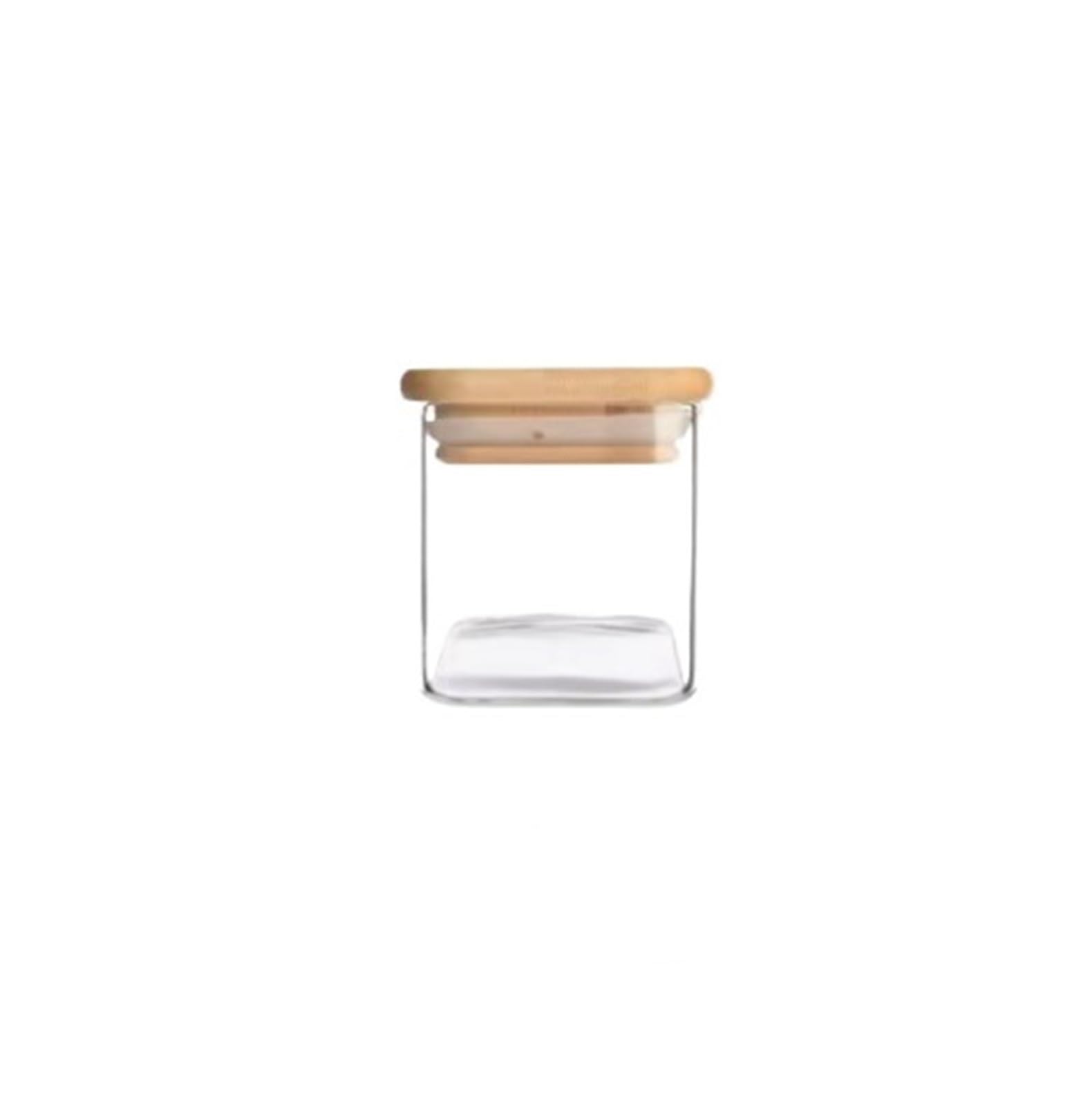 VorratsgläSer Aus Glas 10Pc Glas versiegelt kann transparent mit Holzdeckel Jar Lagerung liefert FüR Tee Und Kaffeebohnen(6x6cm)