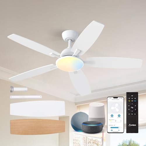 Amico 52 Smart Ceiling Fan with Lights