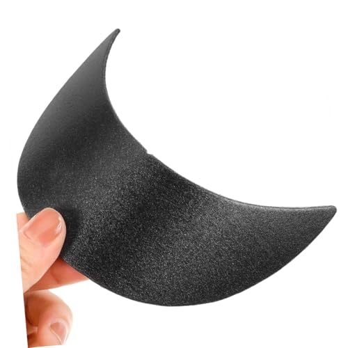 20pcs Baseball Cap Form Shaper Hat Liner Boys and Girls Hat Visor Inserts Fitted Cap Brim Liners Black3