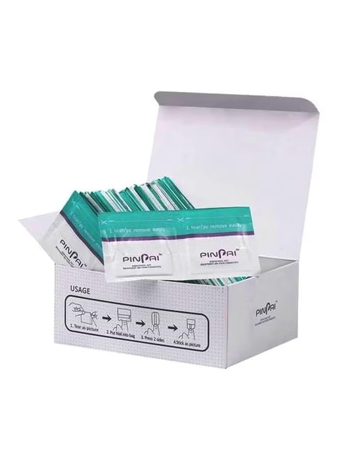 ORiTi 200-Piece Nail Gel Polish Remover Clear