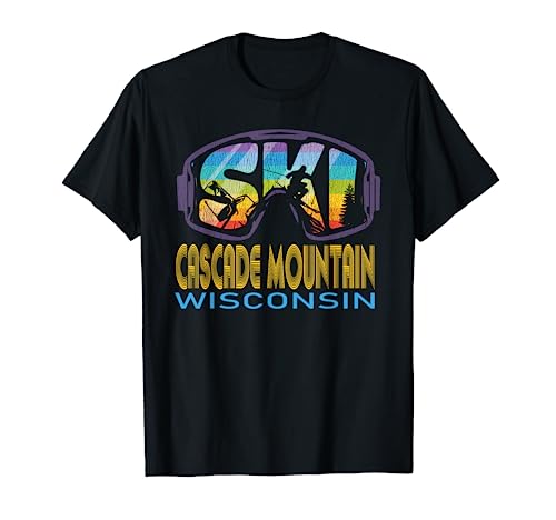 Ski Cascade Mountain Wisconsin Skiing Vacation T-Shirt