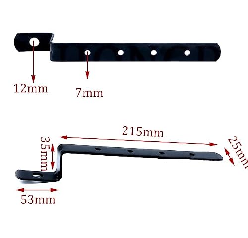 Harley Adjustable Universal Hard Saddlebag Mounting Kit Set Fits For Harley Davidson Models Motorcycle Cruiser #TOP1