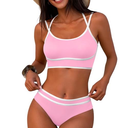 Maillot de bain deux pièces dos nu idéal pour vos journées farniente à la plage