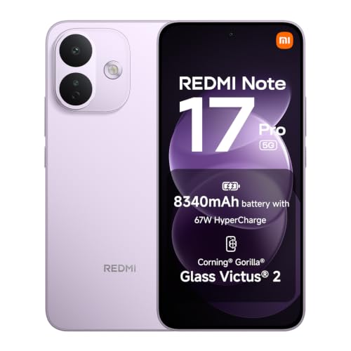 Xiaomi REDMI Note 17 Pro 5G, Smartphone 8+512GB, Purple, 8340mAh Battery