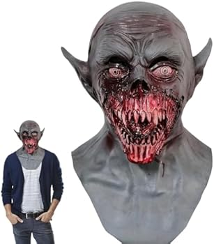 Xasbseulk Vampire Mask for Adult | Halloween Scary Face Vampire