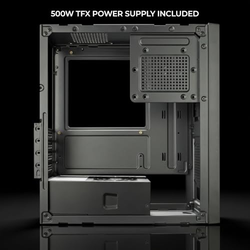 Caja PC MicroATX para ahorrar espacio en escritorios pequeños con fuente 500W incluida 3