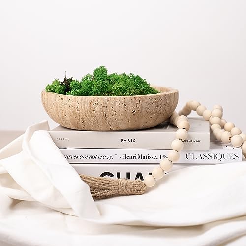 Shelf & Nook Travertine decorative bowls for home decor