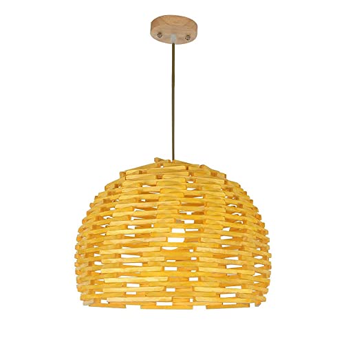 Lámparas colgantes de bambú para iluminar tu sala de estar de forma cálida 2