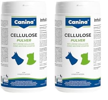 Canina Cellulose Pulver, Mix, 2er Pack (1 x 400 g)