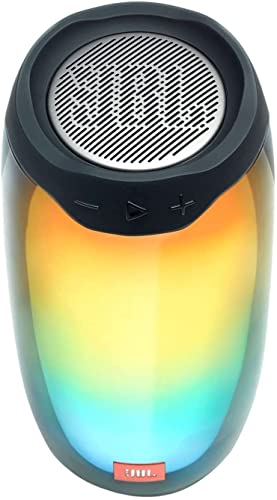 Image of JBL Pulse 4 - Waterproof Portable Wireless Bluetooth Speaker with Light Show, Includes LED Flashlight Key Chain Bonus - Black