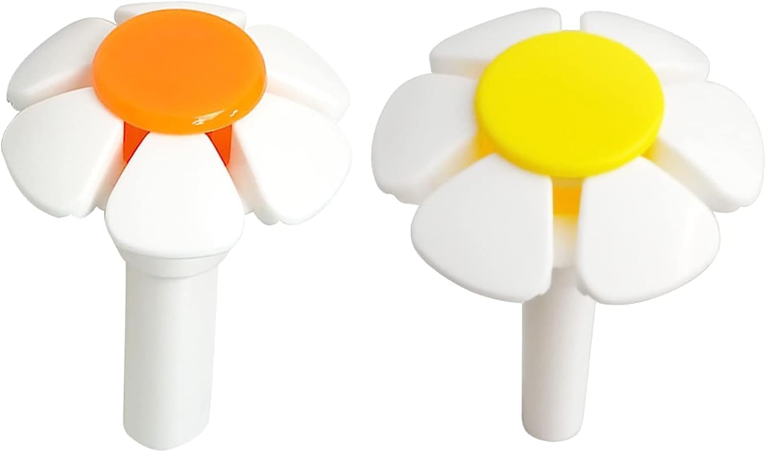 2 Pcs Pet Water Fountain Nozzle Replacement Yellow Flower for Head for Cat Fountain Automatic Drinking Water Dispenser Pet Water Fountain Attachment for Cats Dogs - Image 2