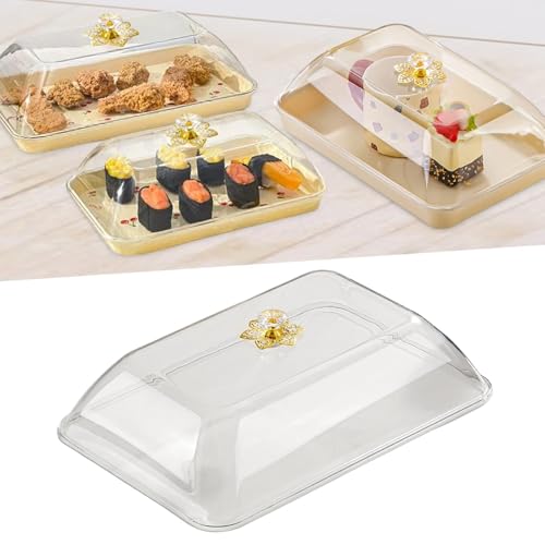 Tapa para alimentos rectangular de red para cubrir platos en fiestas y camping 7