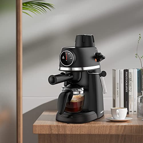 Sowtech Espresso Machine, Cappuccino Machine With Steam Milk Frother, 3.5 Bar Latte Coffee Maker With Carafe #TOP6