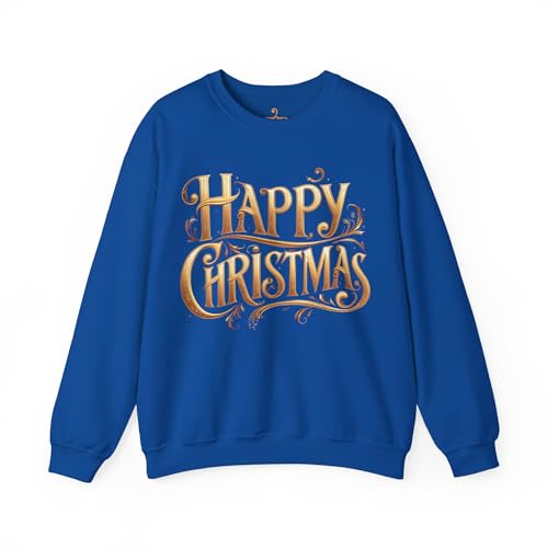 Pull de Noël bleu marine XL chaud et ample contre le froid