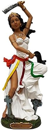 12.5" Orisha OYA Statue Santeria Lucumi Yoruba Figure Goddess of Wind & Storm