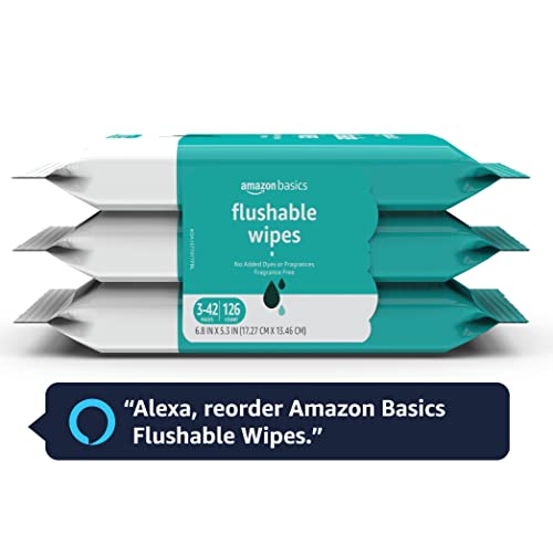 Amazon Basics Flushable Adult Toilet Wipes thumb #8