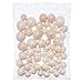 PH PandaHall 53pcs Wooden Ball 3 Sizes Large Wood Balls Wooden Round Ball Unfinished Natural Wooden Craft Ball for Christmas DIY Projects Nose Arts Craft Supplies Decoration, 20/25/30mm