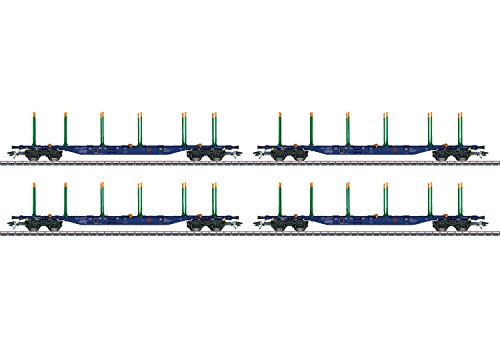 Preisvergleich Produktbild Trix 24247 - KLV-Tragwagen-Set Green Cargo, Trix H0