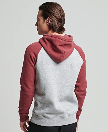 Sweat à Capuche Superdry Contre le Froid Style Baseball
