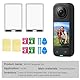CYNOVA Insta 360 X5 Displayschutz Gehärteter Film 2-Pack, Kamera Zubehör für Insta360 X5 / X4 Displayschutz, 9h Härte Kratzfest, Anti-Fingerabdruck Blase frei